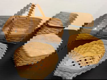 5 Longaberger Baskets