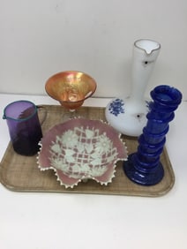Mixed Art Glass Grouping