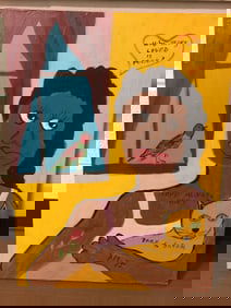 Modern Folk Art Painting