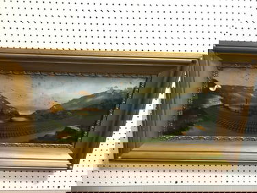 Antique Reverse Painting