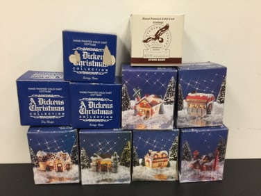 Vintage Santas Village Plus