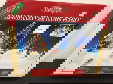 Lemax Animated Skating Pond