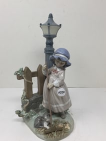 Lladro "Fall Clean Up" Figurine