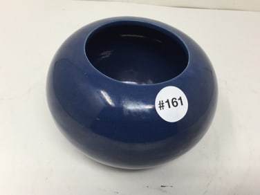 Roseville Blue Art Deco Bowl