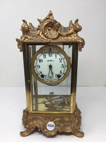 Seth Thomas Bronze Crystal Regulator