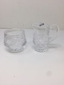 Waterford Lismore Creamer & Sugar