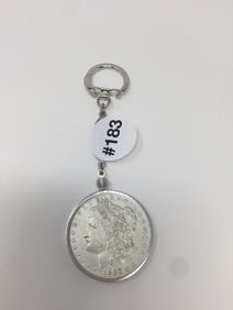 1883 Morgan Silver Dollar Key Chain