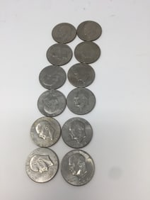 (12) Silver Dollars