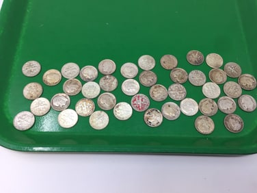 (41) Silver Dimes