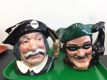 2 Royal Doulton Toby Mugs