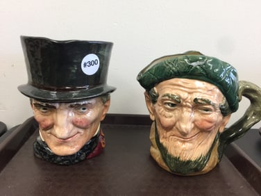 2 Royal Doulton Toby Mugs
