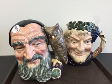 2 Royal Doulton Toby Mugs