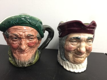 2 Royal Doulton Toby Mugs