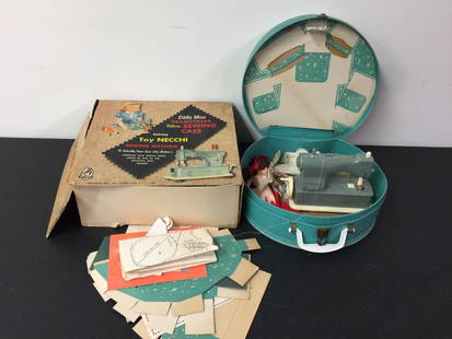 Vintage Hasbro Toy Necchi Sewing Machine: in ob.