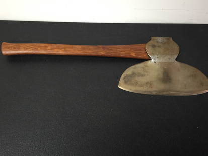 Philadelphia Signed Antique Broad Axe: signed "Blair & Sons Cast Steel Phila". 28"x9".