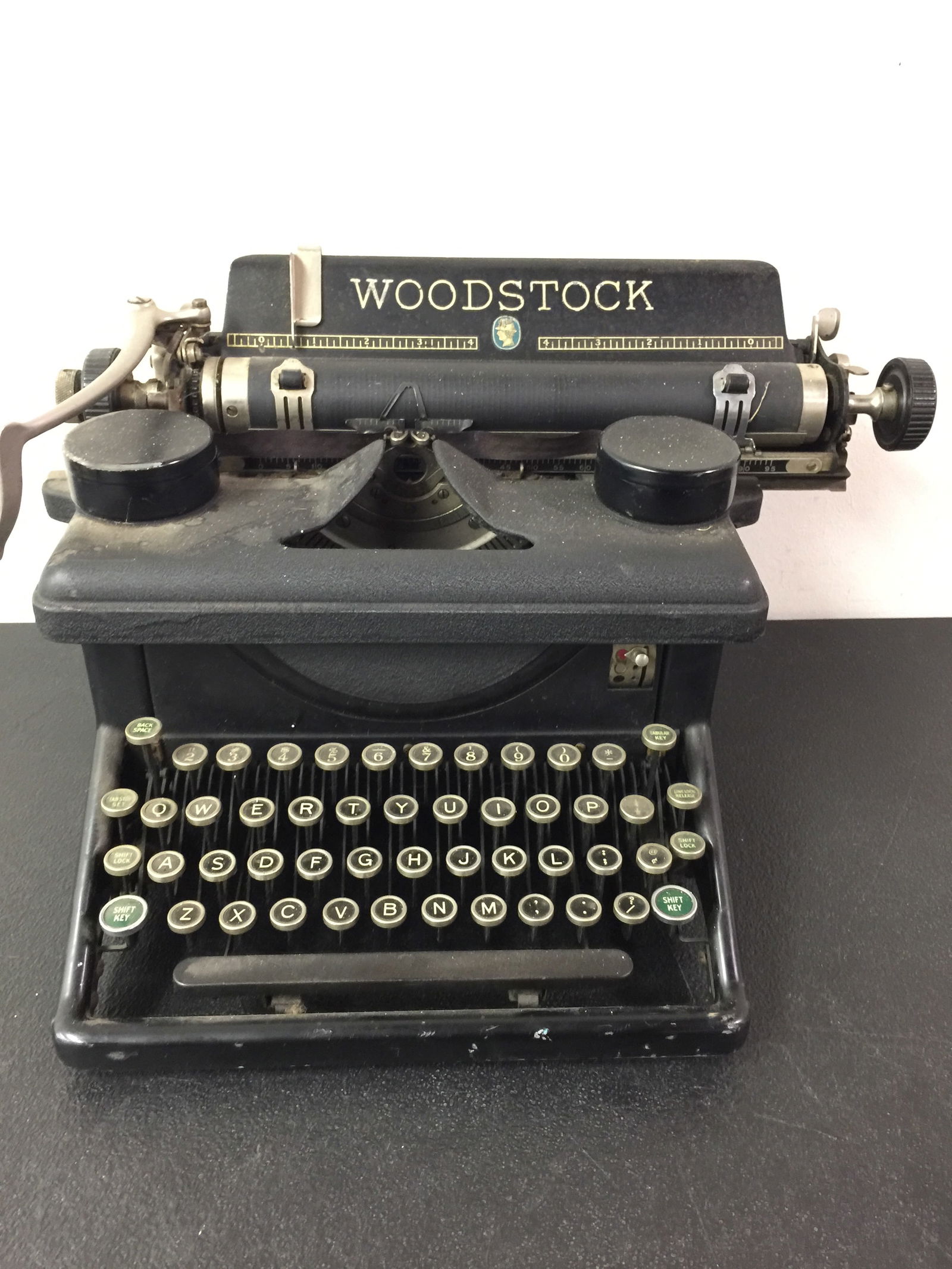 Vintage Woodstock Typewriter: 16"x10".