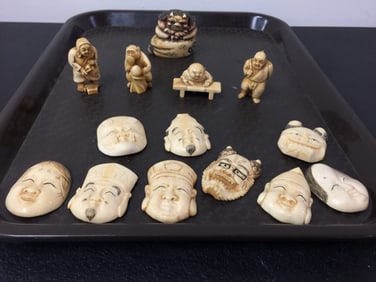 Grouping of Carved Bone