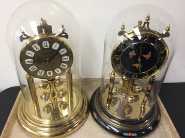 (2) German Anniversary Clock