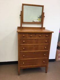 Birds Eye Maple Hi Chest and Mirror