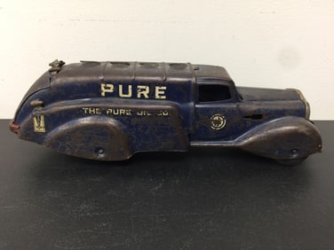 Vintage Metalcraft Pressed Steel Toy Tanker Truck