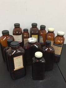 (13) Vintage Medical Bottles