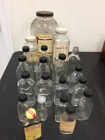 (22) Vintage Medical Bottles