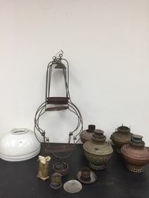 Antique Hanging Light Lot