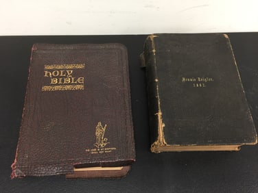 2 Antique Bibles