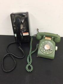 2 Vintage Rotary Phones
