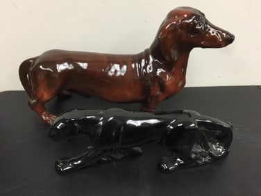 2 MCM Ceramic Animals