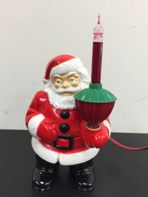 Bubble Light Santa