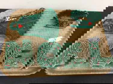 6 Pcs Christmas Ceramics