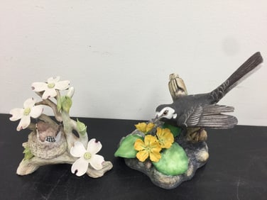 2 Porcelain Birds