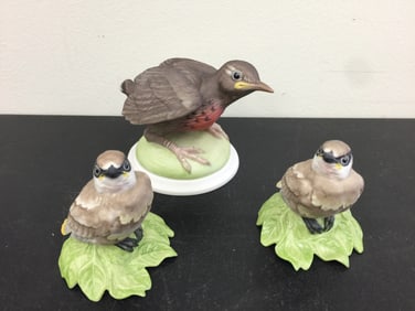 3 Boehm Birds