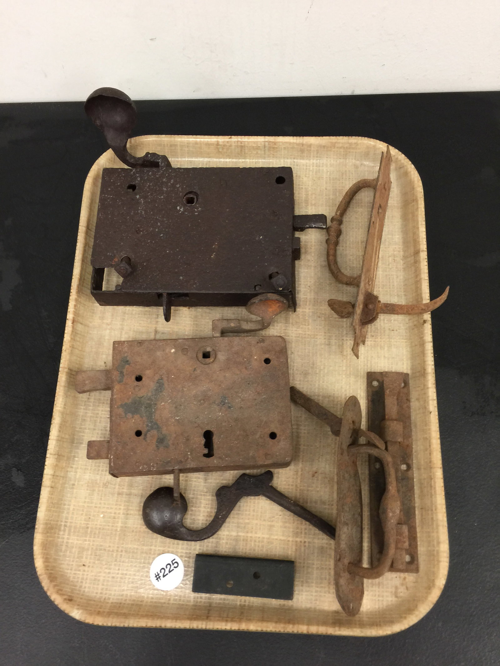 Antique Hardware: Largest latch 7" x 7".