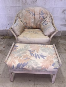 Rattan Chair & Stool