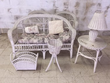 7 Pcs Wicker