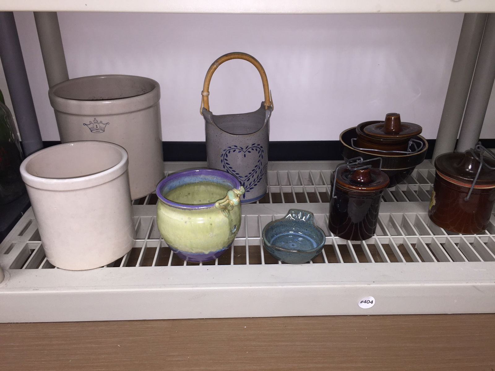 Pottery Lot: Includes contemporary pottery , stoneware crocks and more