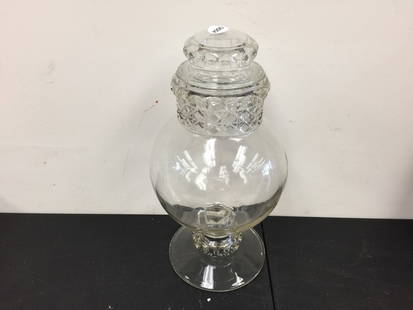 Apothecary Jar: 16", blown.