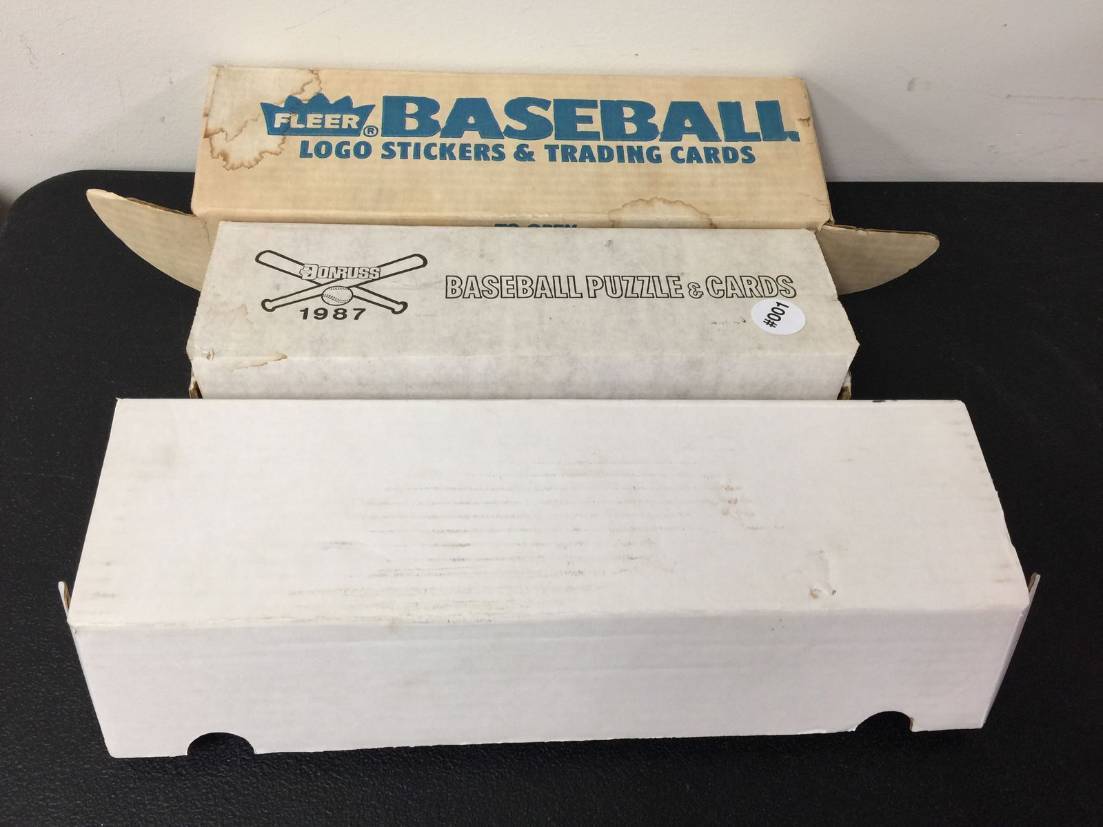 (3) Boxes Baseball Cards