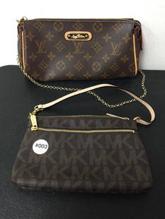 (2) Handbags: louis vuitton and michael koors, both unauthenticated.