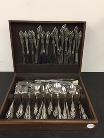 Set of Flatware in Case