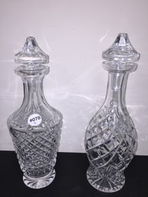 (2) Waterford Decanters