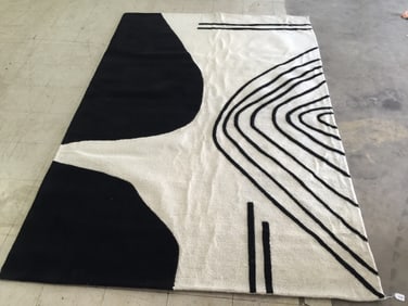 Safavieh Ivory Black Carpet