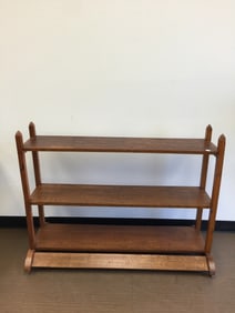 Antique Oak Mission Shelf