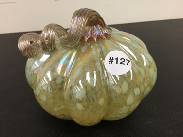 Art Glass Pumpkin