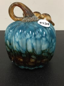Art Glass Pumpkin