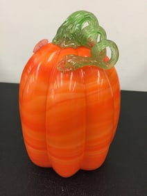 Art Glass Pumpkin