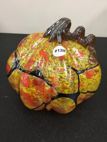 Art Glass Pumpkin