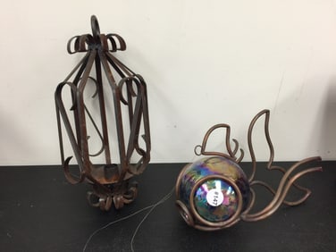 (2) Iron Ornaments